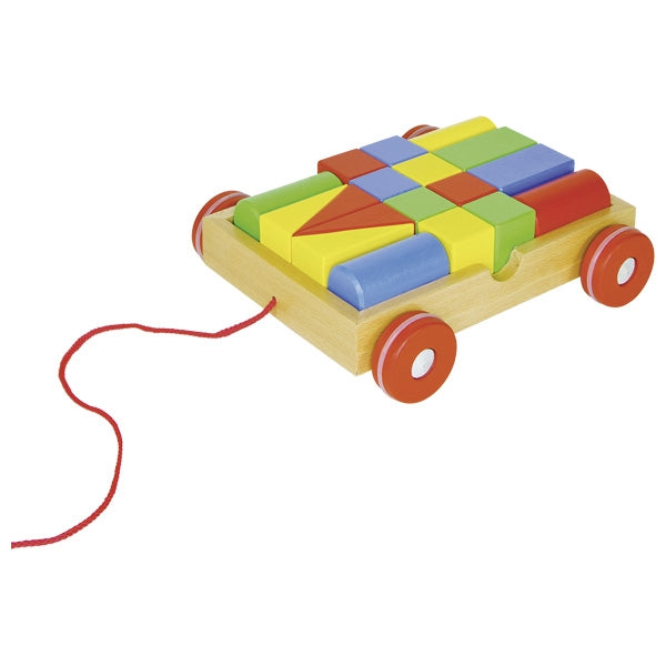 GOKI עגלת קוביות לבני בנייה 58558
