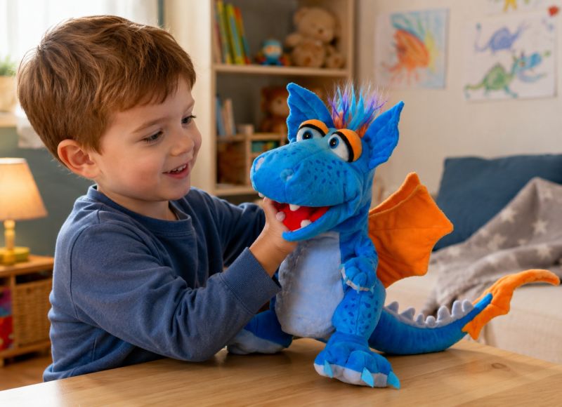 בובת הדרקון קוזמו Living Puppets W933