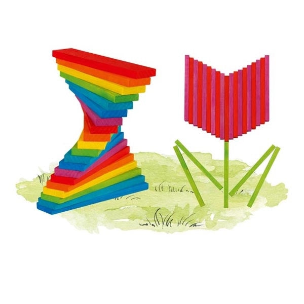 לבני בניה מעץ כפיסי עץ 58470