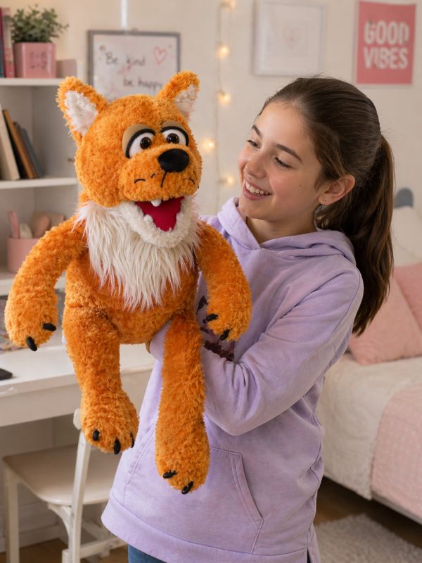 בובת השועל פוחס Living Puppets W800