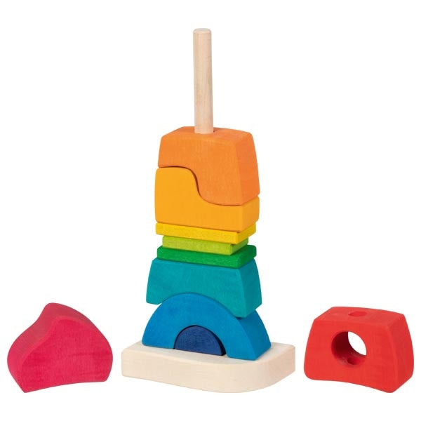 טירה על מוט GOKI צעצועי עץ ברוח אנתרופוסופית 58350